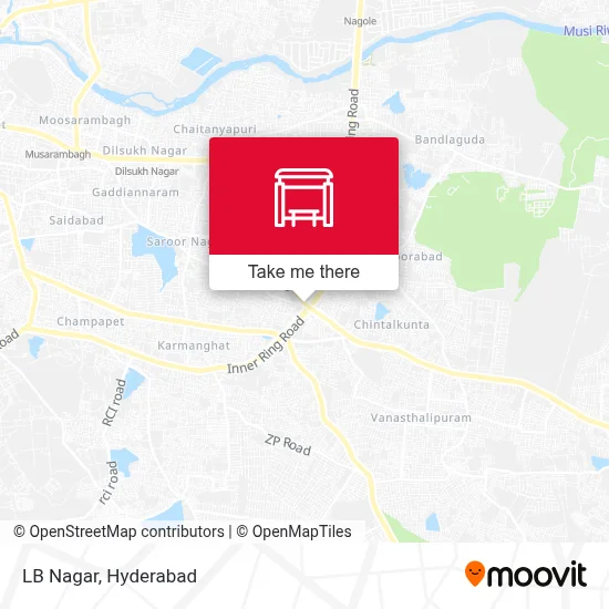 LB Nagar map