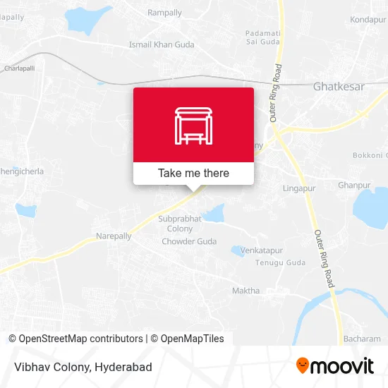 Vibhav Colony map