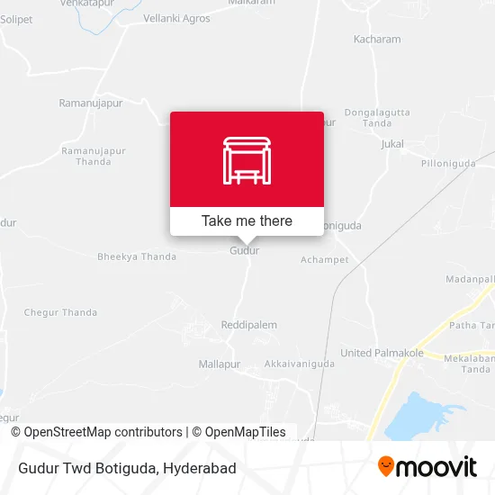 Gudur Twd Botiguda map