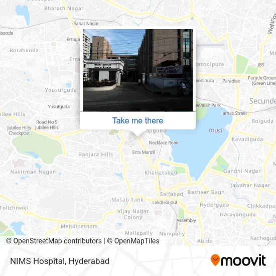 Nims Hospital map