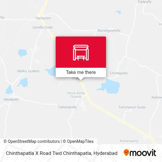 Chinthapatla X Road Twd Chinthapatla map