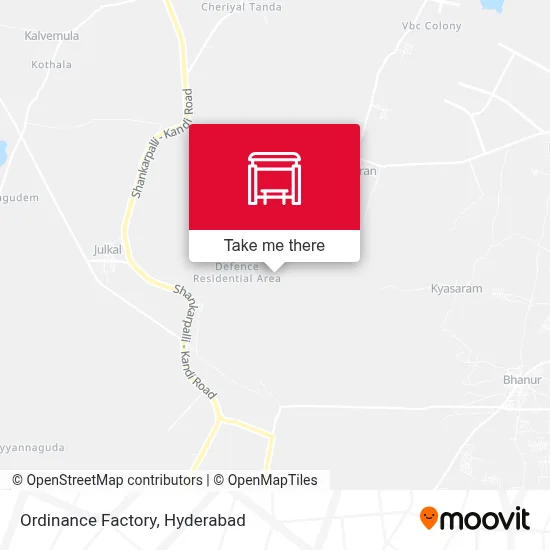 Ordinance Factory map