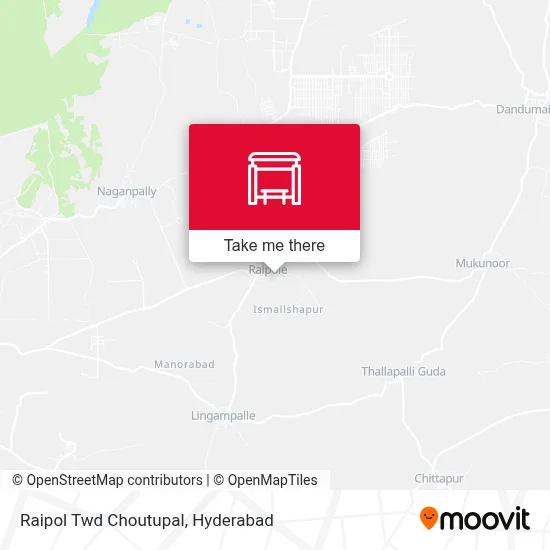 Raipol Twd Choutupal map