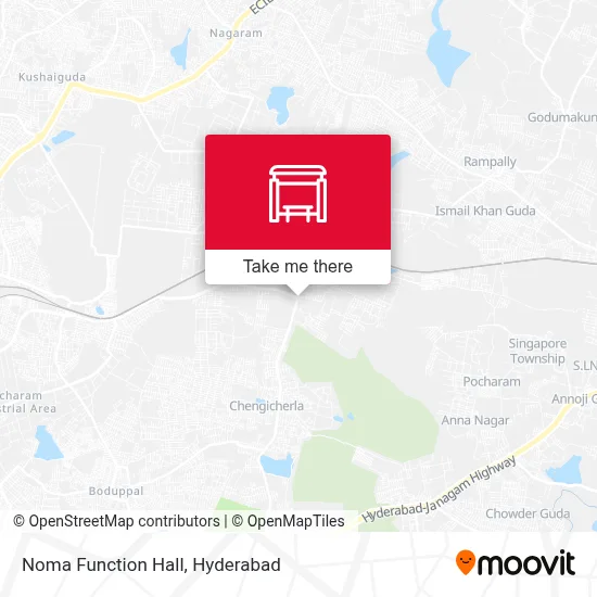 Noma Function Hall map