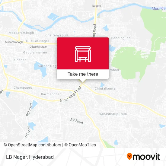 LB Nagar map