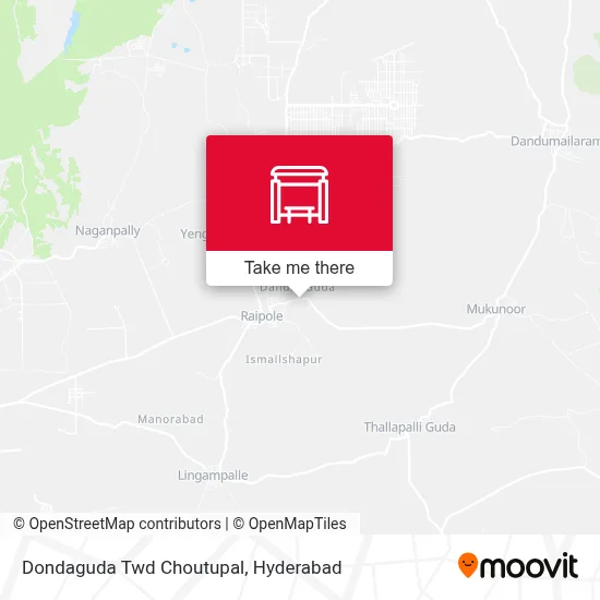 Dondaguda Twd Choutupal map