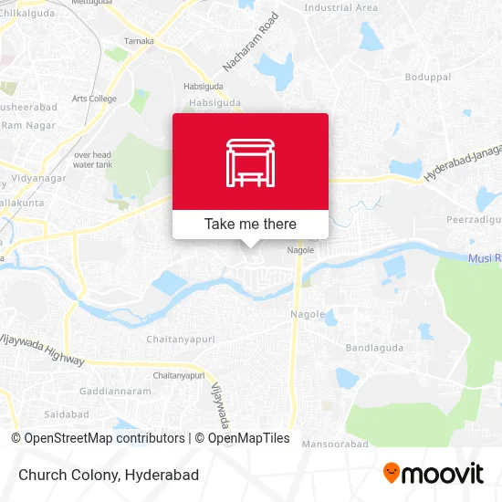 Church Colony map