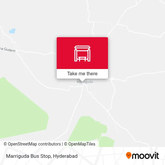 Marriguda Bus Stop map