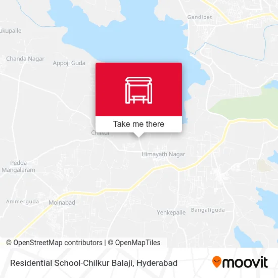 Residential School-Chilkur Balaji map