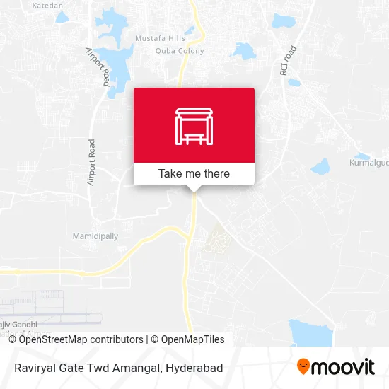 Raviryal Gate Twd Amangal map