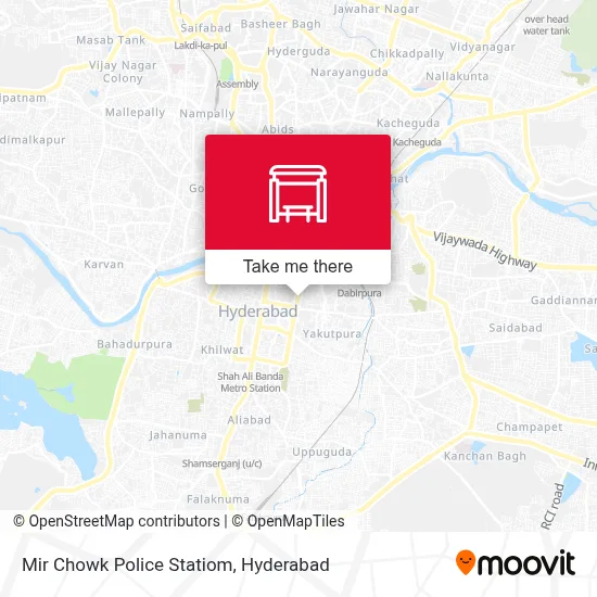 Mir Chowk Police Statiom map
