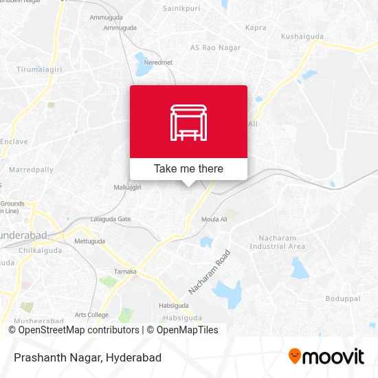 Prashanth Nagar map