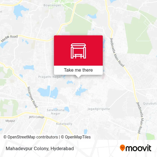 Mahadevpur Colony map