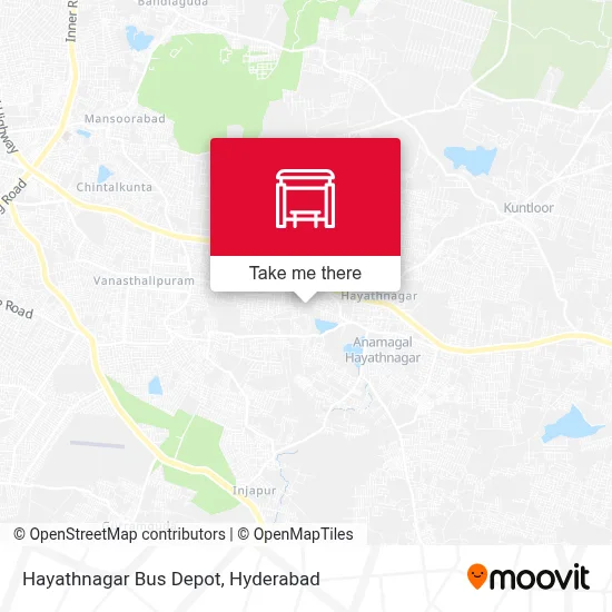Hayathnagar Bus Depot map