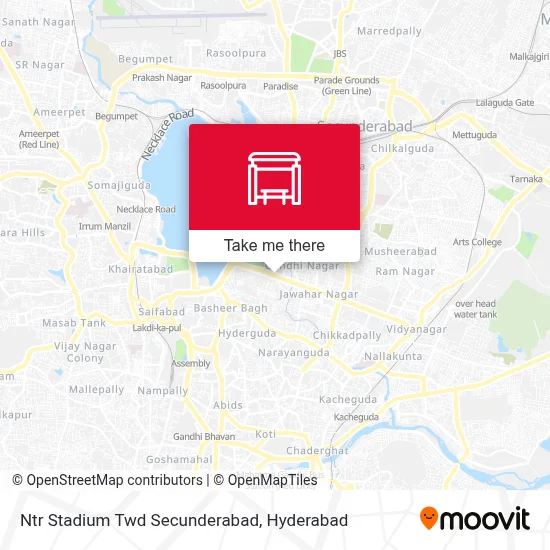 Ntr Stadium Twd Secunderabad map