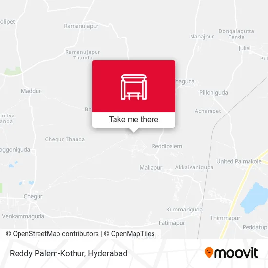 Reddy Palem-Kothur map