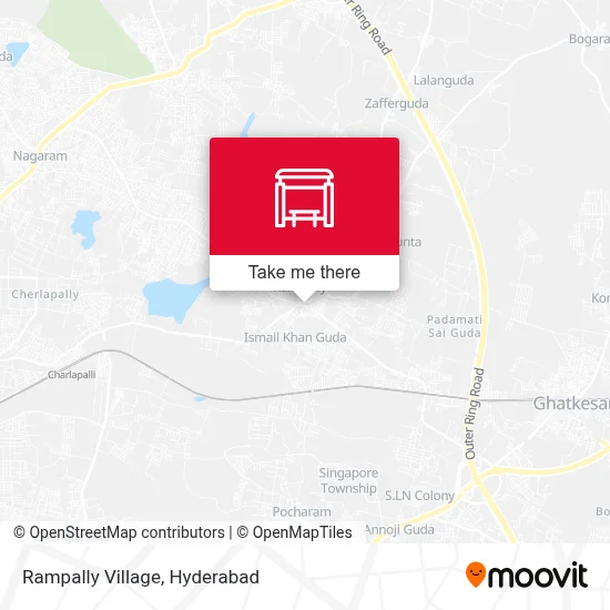 Rampally Village map