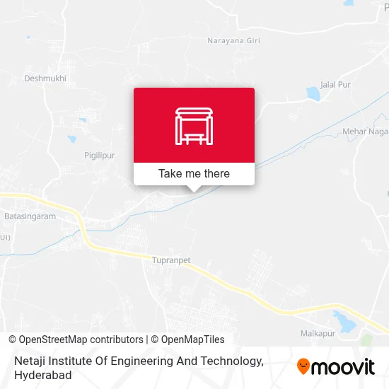 Netaji Institute Of Engineering And Technology map
