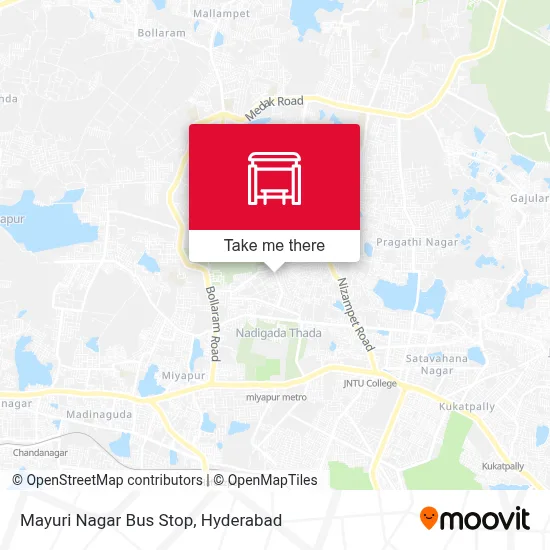 Mayuri Nagar Bus Stop map