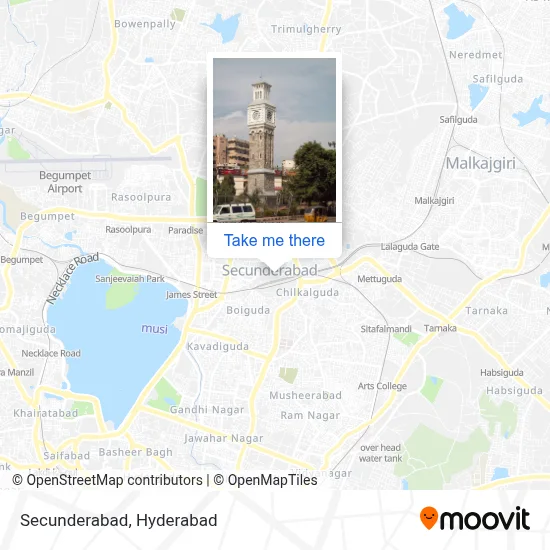 Secunderabad map