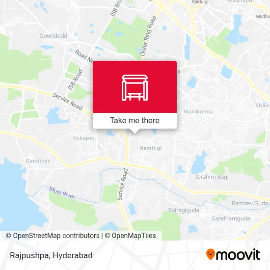 Rajpushpa map