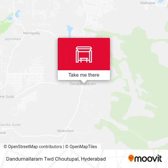 Dandumailaram Twd Choutupal map
