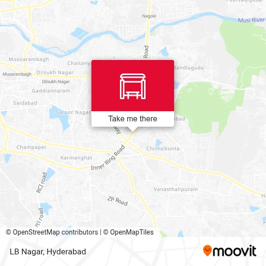 LB Nagar map