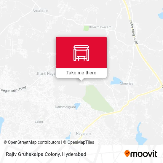 Rajiv Gruhakalpa Colony map