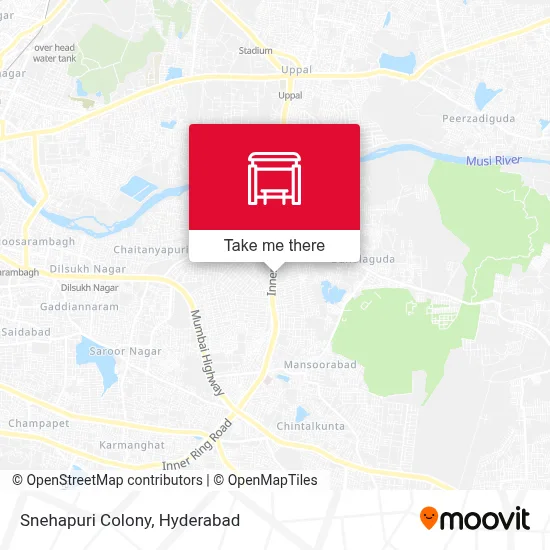 Snehapuri Colony map