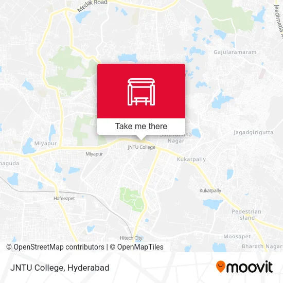 JNTU College map