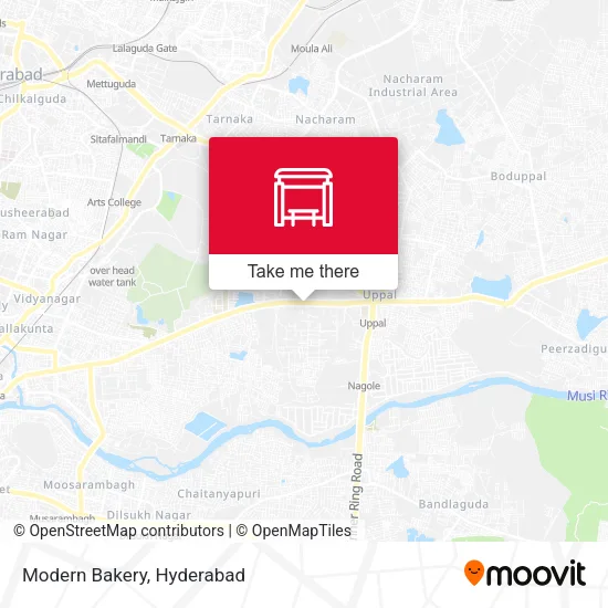 Modern Bakery map
