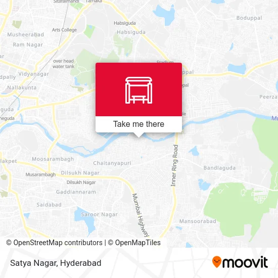 Satya Nagar map