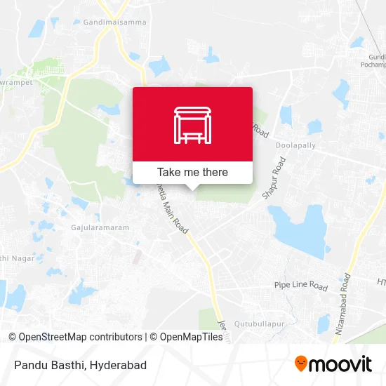 Pandu Basthi map