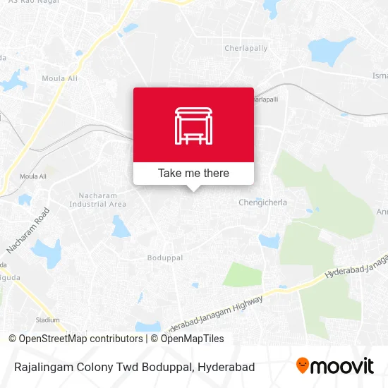 Rajalingam Colony Twd Boduppal map