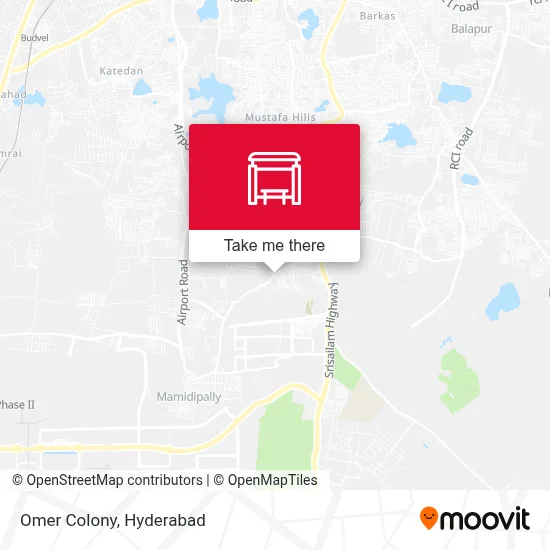 Omer Colony map