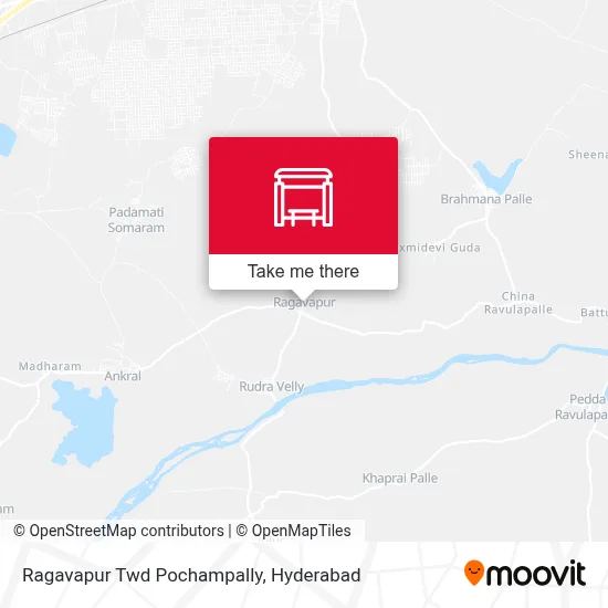 Ragavapur Twd Pochampally map