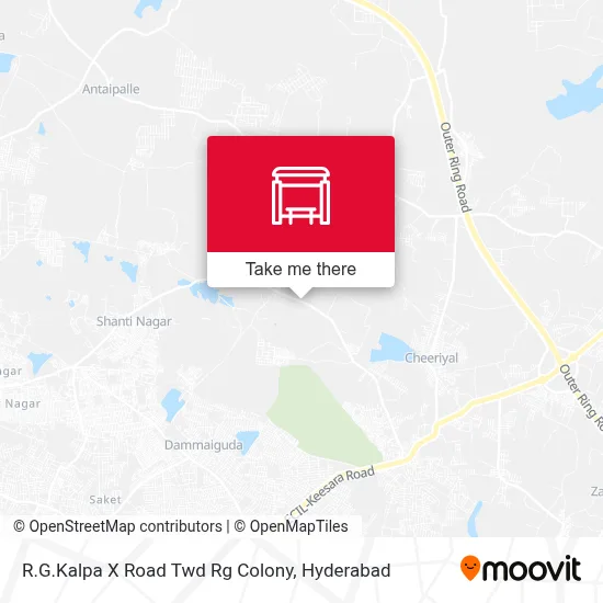 R.G.Kalpa X Road Twd Rg Colony map