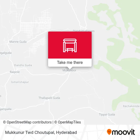 Mukkunur Twd Choutupal map