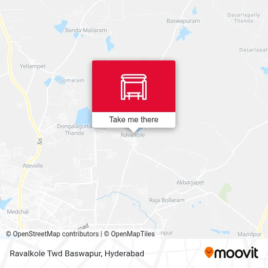 Ravalkole Twd Baswapur map