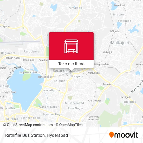 Rathifile Bus Station map