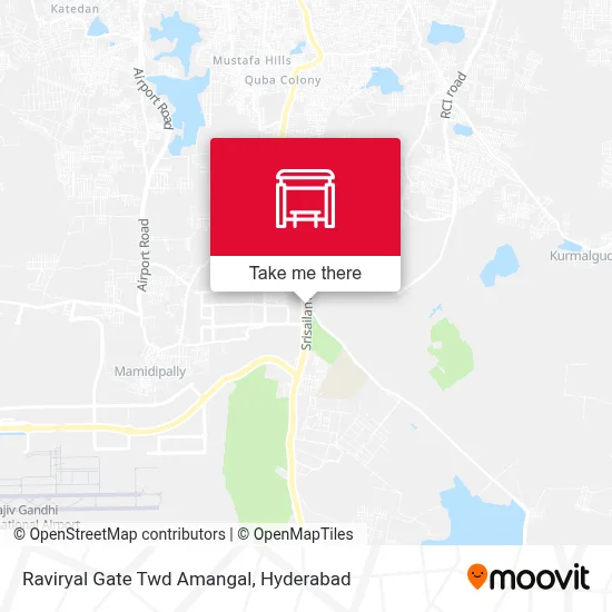 Raviryal Gate Twd Amangal map
