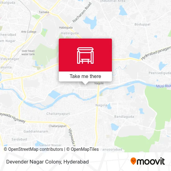 Devender Nagar Colony map