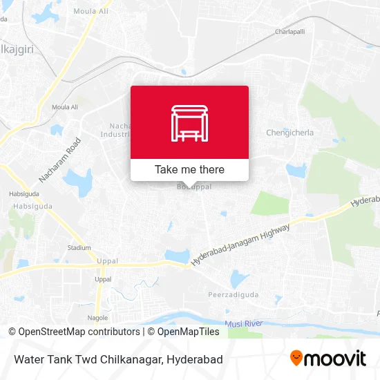 Water Tank Twd Chilkanagar map