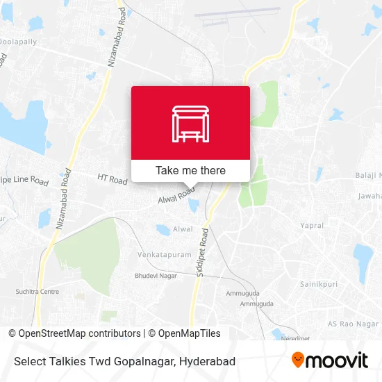 Select Talkies Twd Gopalnagar map