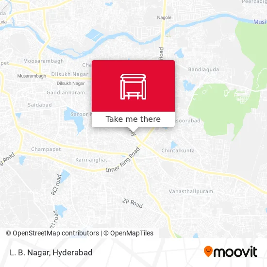 Saroor Nagar Route Map How To Get To L B Nagar In Hyderabad By Bus Or Metro?