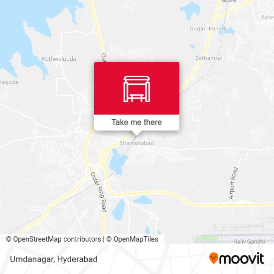 Umdanagar map