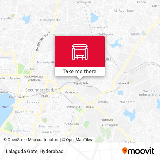 Lalaguda Gate map