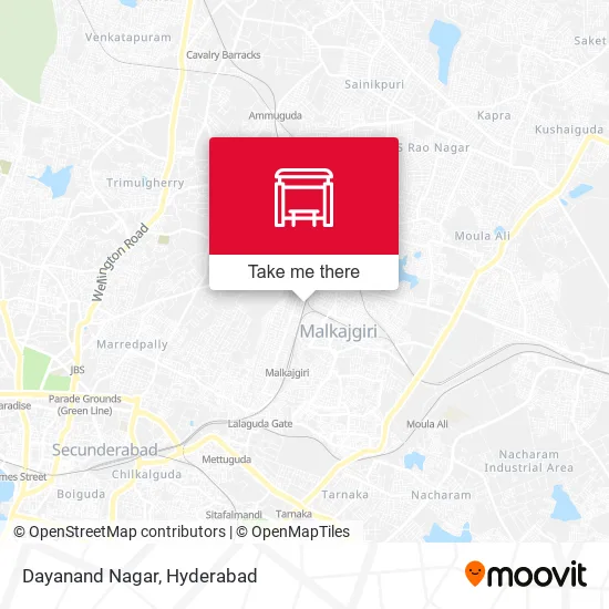 Dayanand Nagar map