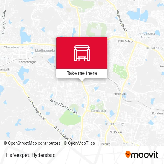 Hafeezpet map