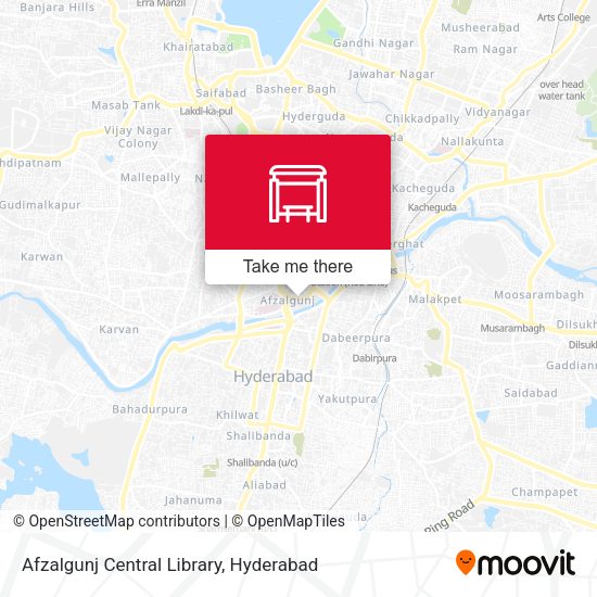 Afzalgunj Central Library map